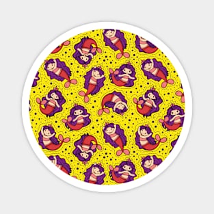 Pink and Purple Mermaid Magnet